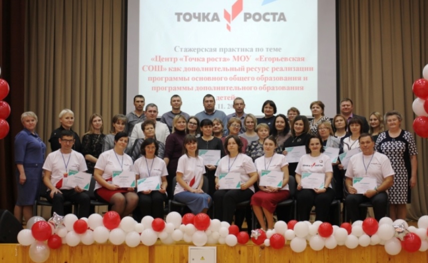 Стажерская практика для центров «Точка роста».